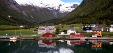 Scenic Village in Norway's Fjords